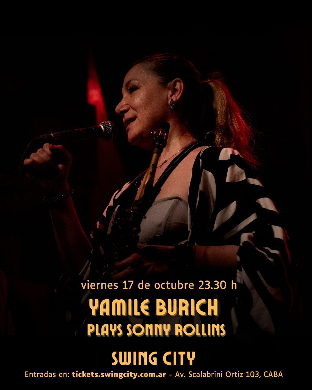Yamile Burich Plays Sonny Rollins